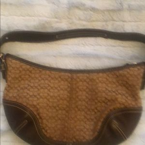Small coach hobo purse